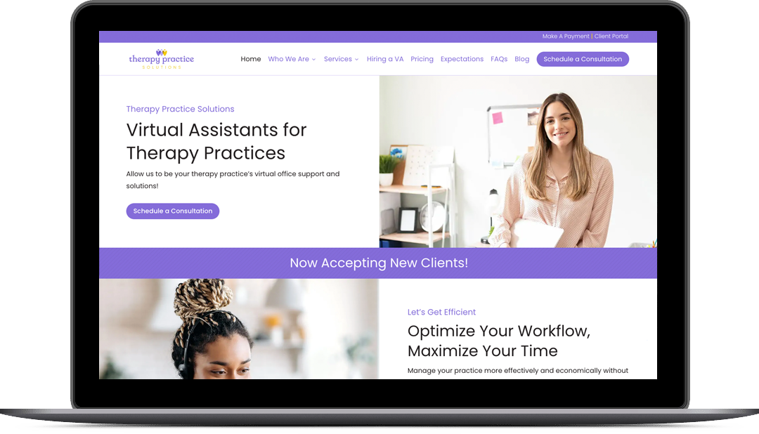 website-desiogn-therapy-practice-solutions