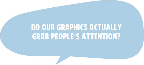 Do our graphics actually grab people’s attention? Do our graphics actually grab people’s attention?